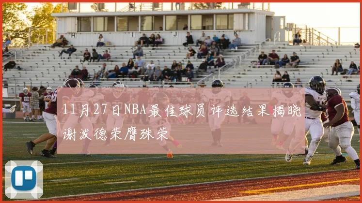 11月27日NBA最佳球员评选结果揭晓谢泼德荣膺殊荣