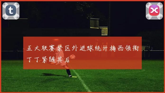 五大联赛禁区外进球统计梅西领衔丁丁紧随其后